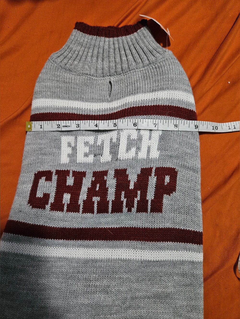 FETCH Champ Gray & Maroon Sweater